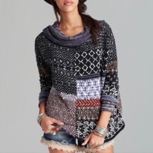 Brand new Free People cowl neck sweater